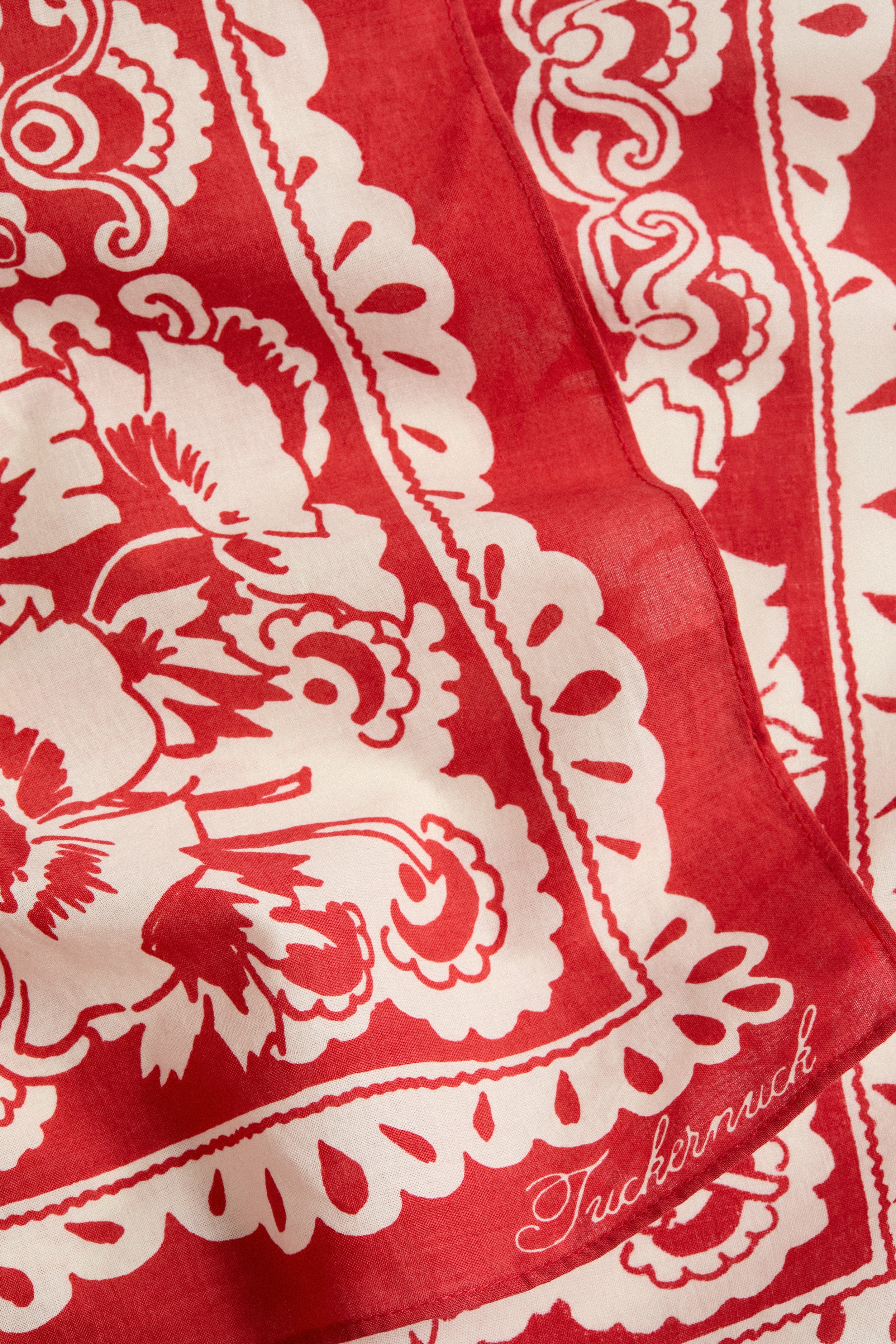 Cherry Tropical Punch Cotton Scarf