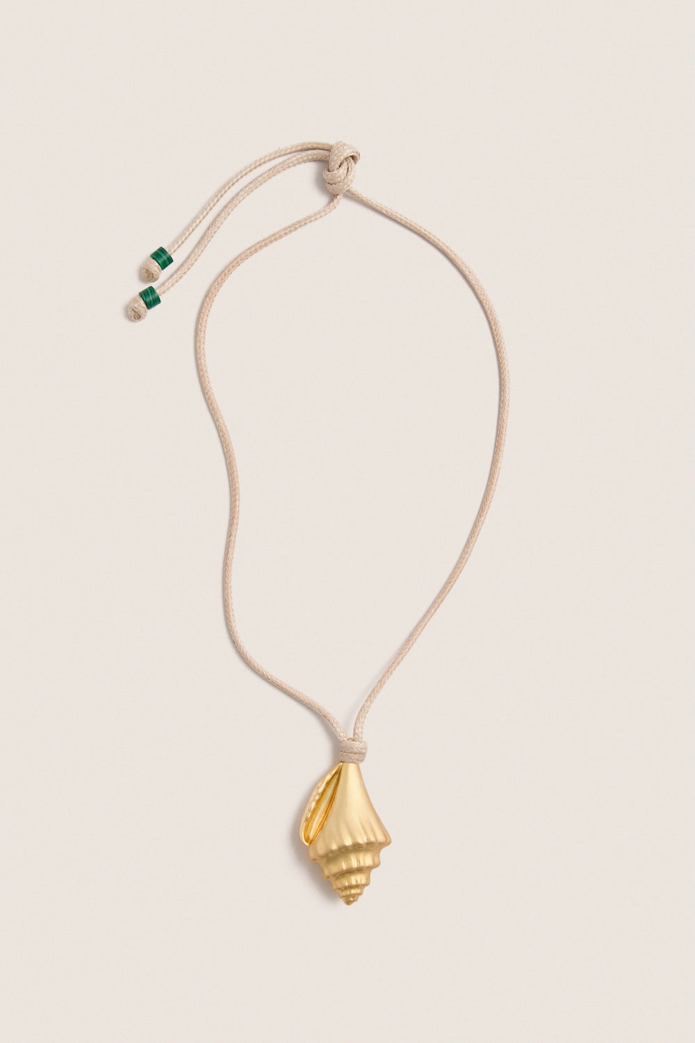 Gold Shell Coquillage Necklace