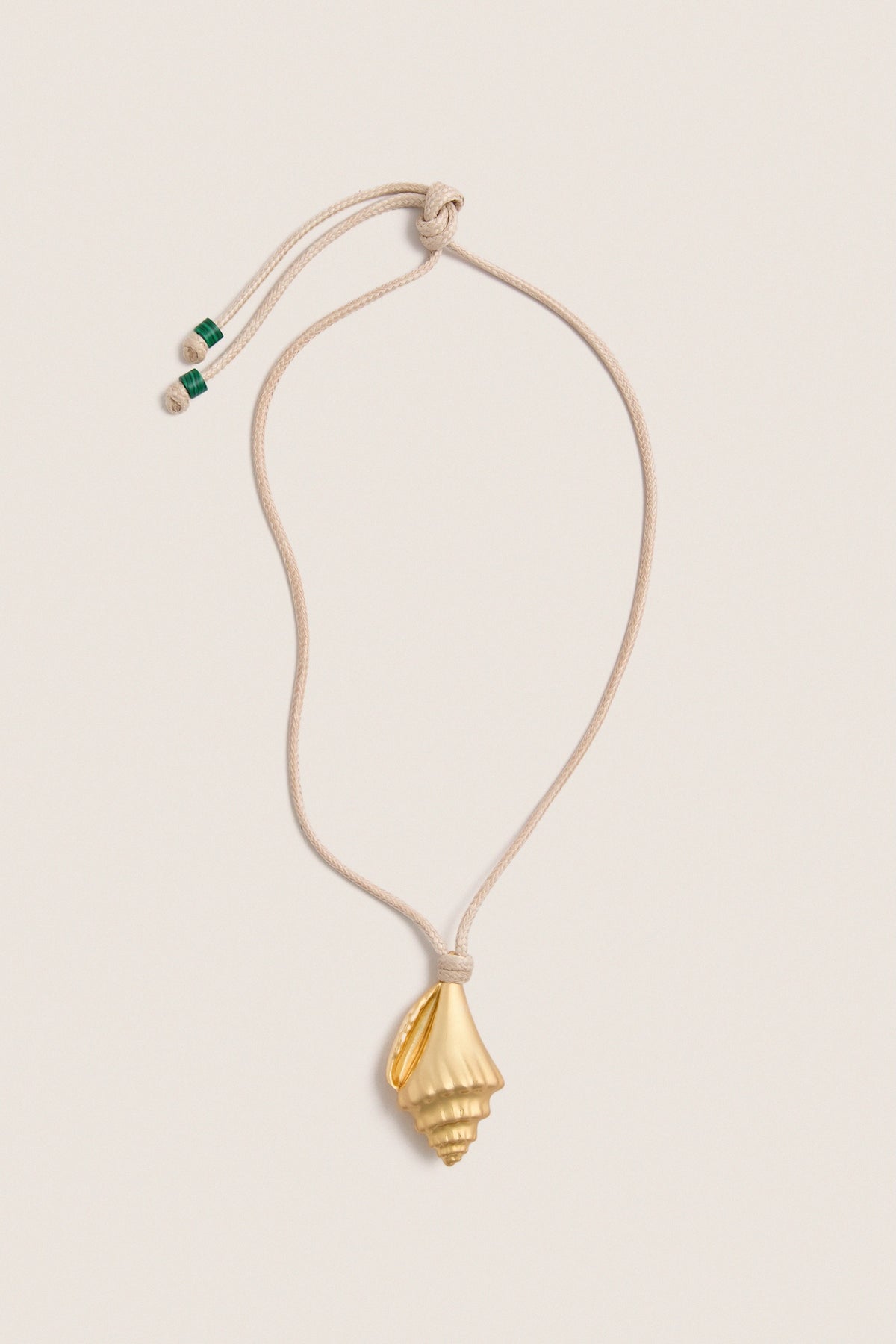Gold Shell Coquillage Necklace