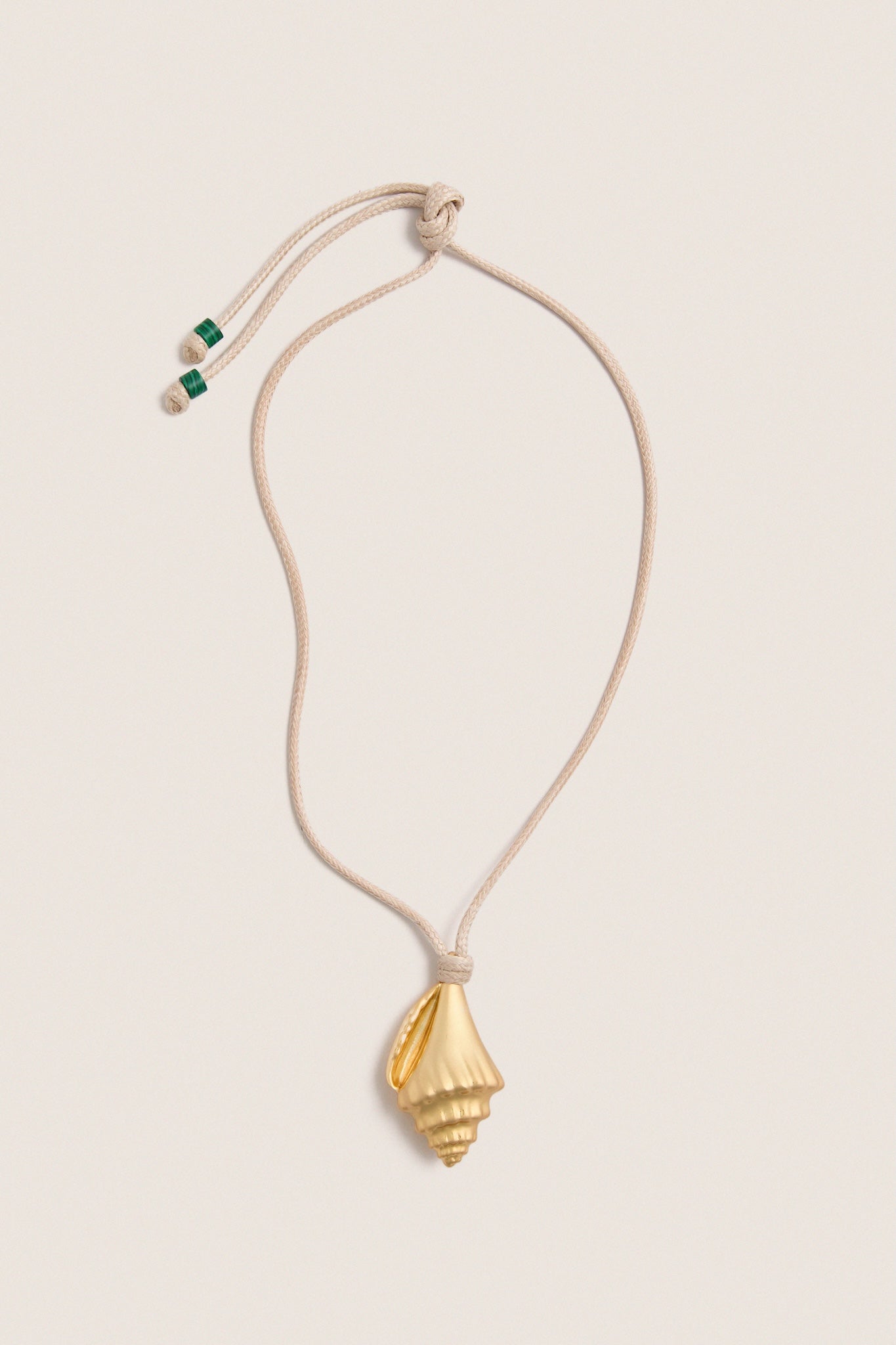 Gold Shell Coquillage Necklace