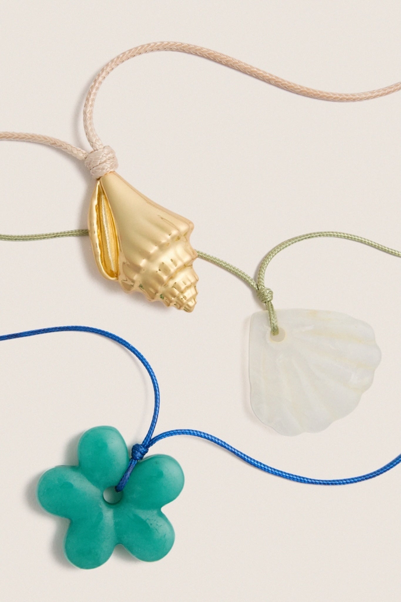 Jade Semi Precious Floral Amelie Necklace