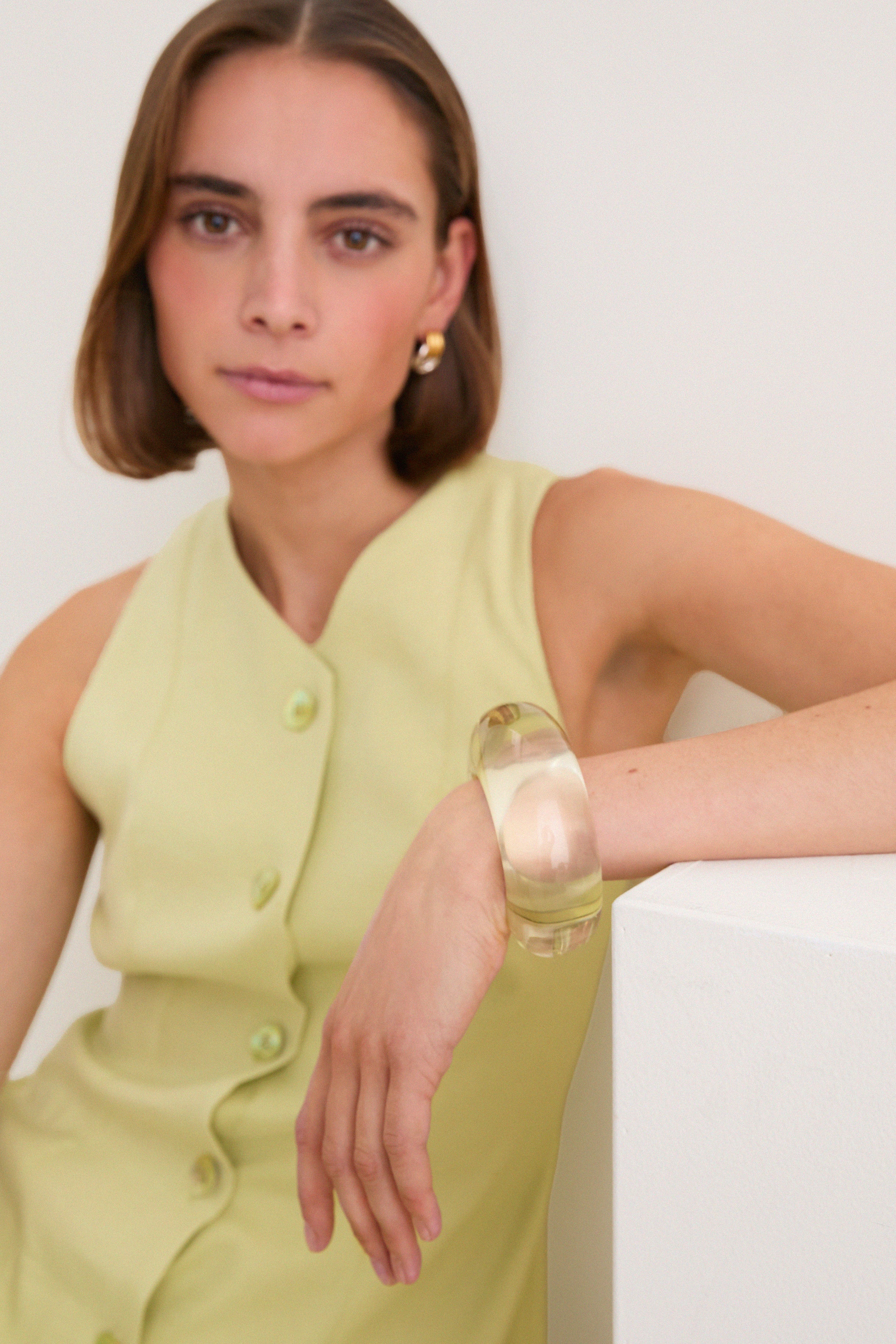 アクセサリー BLANC IRIS PRANK PROJECT adlin hue mame Lime Arc Cuff | Lizzie Fortunato