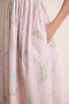Rose Peace Lily Scoop Neck Dress