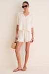 Cream Dito Shorts
