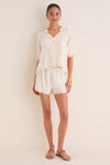 Cream Dito Shorts