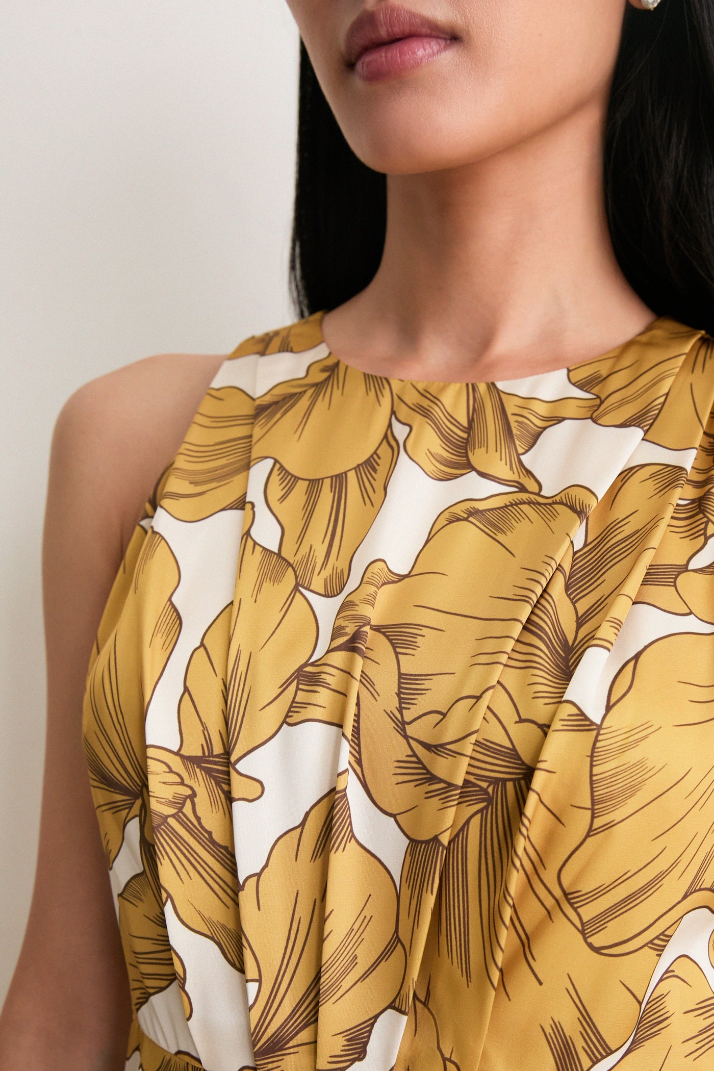 Honey Gold Caroline Sleeveless Midi Dress