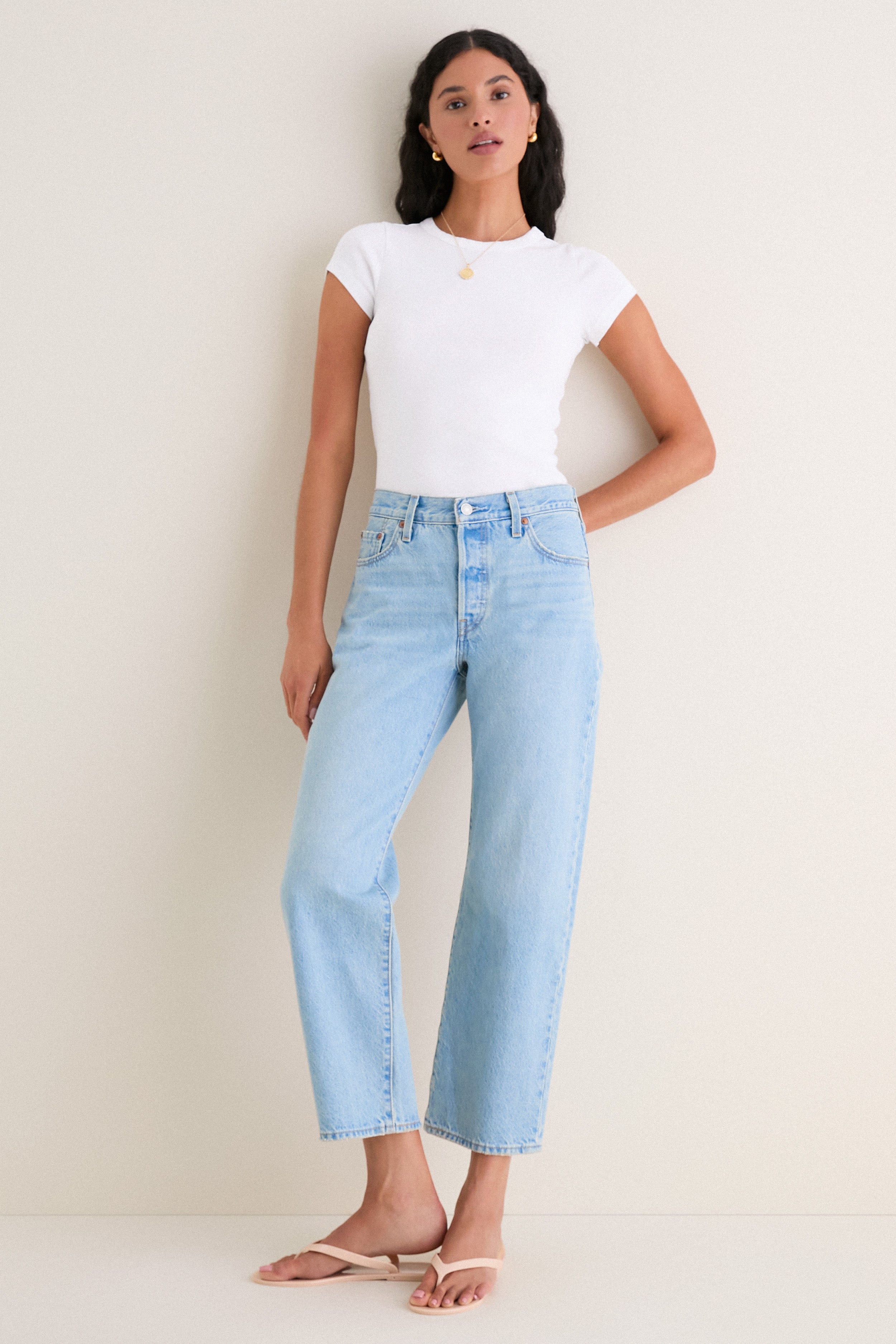 By Your Side 501 '90s Ankle Jean