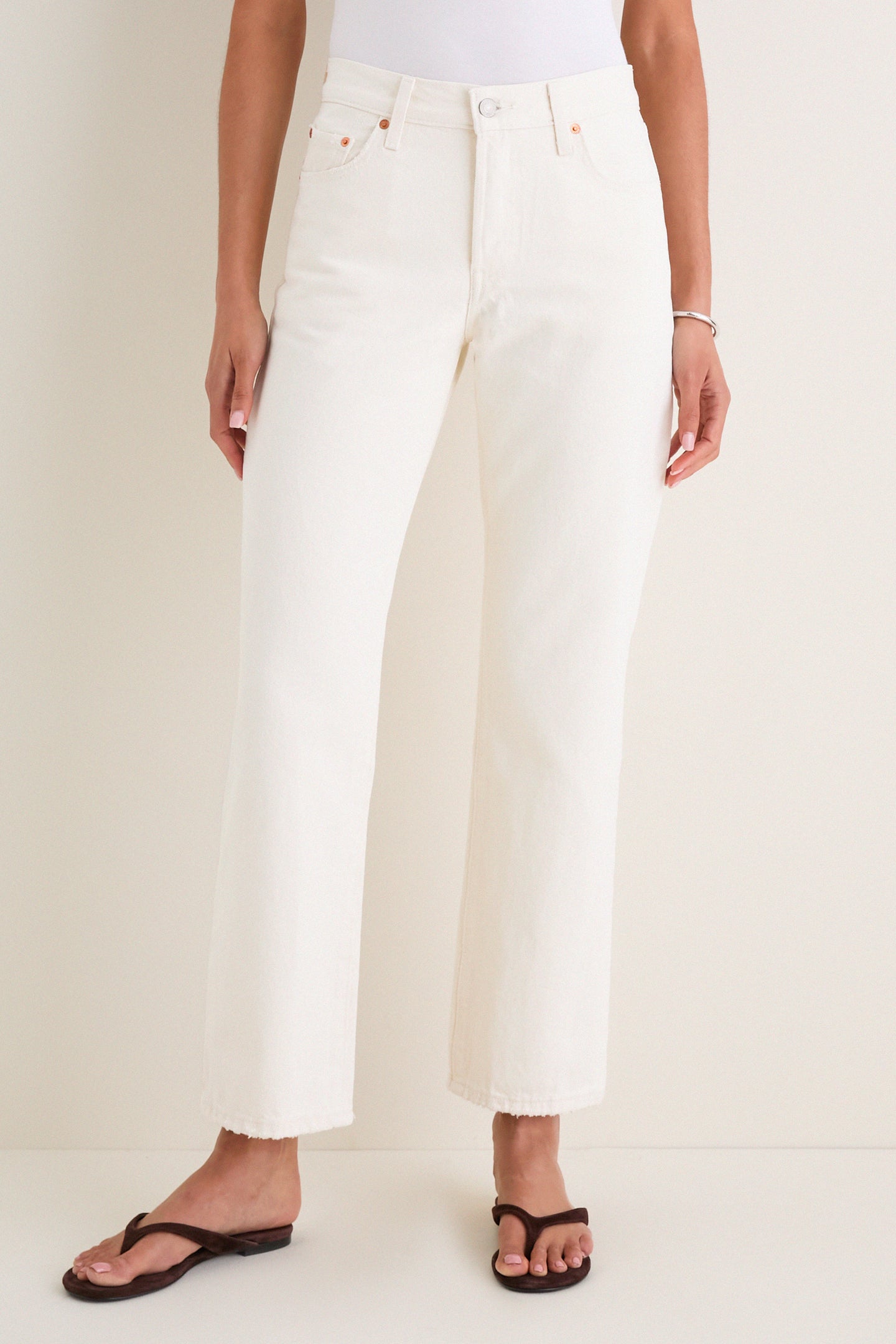 Ecru Booper No Damage 501 '90s Jean