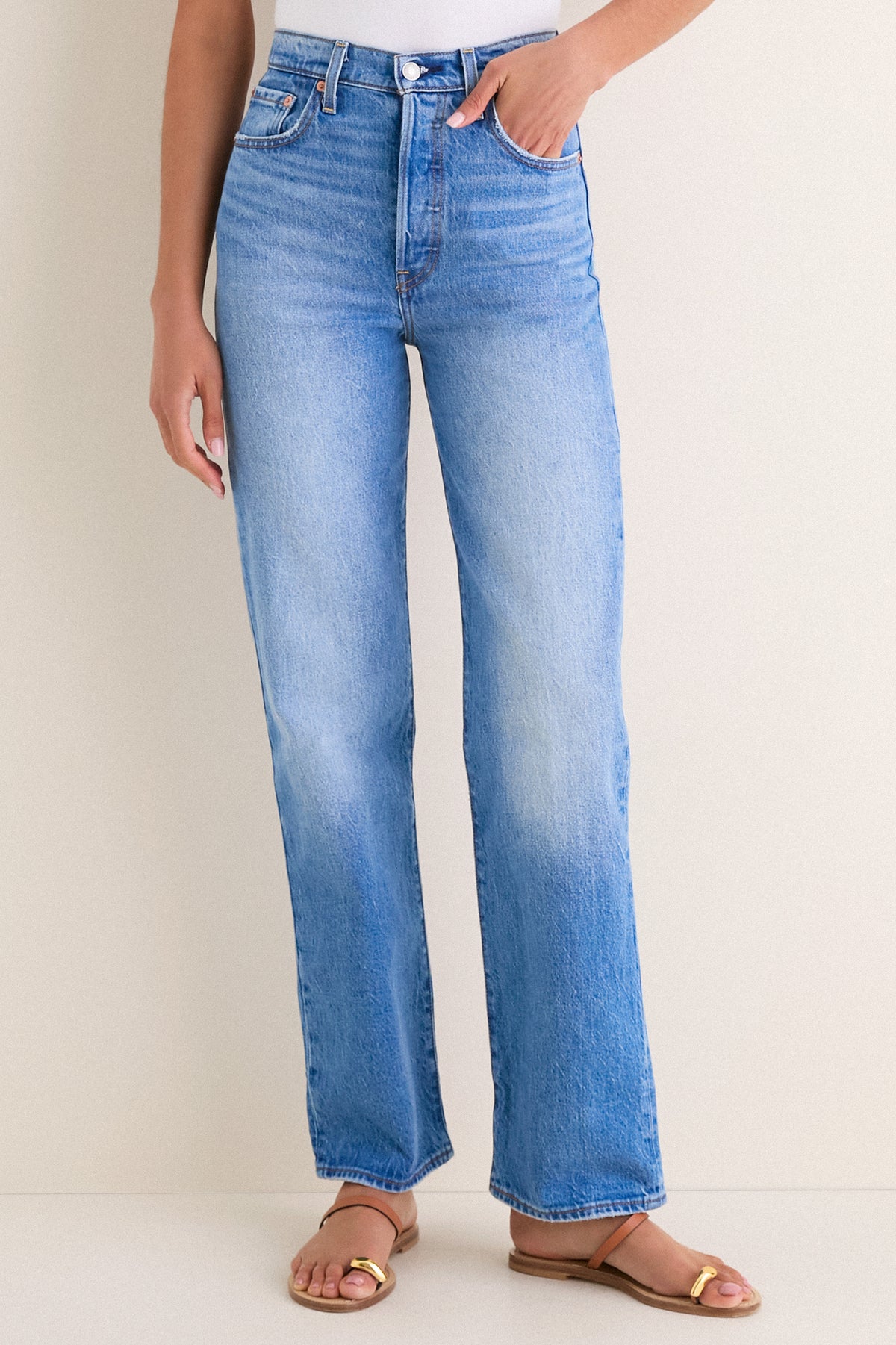 Dance Around Ribcage Full Length Jean