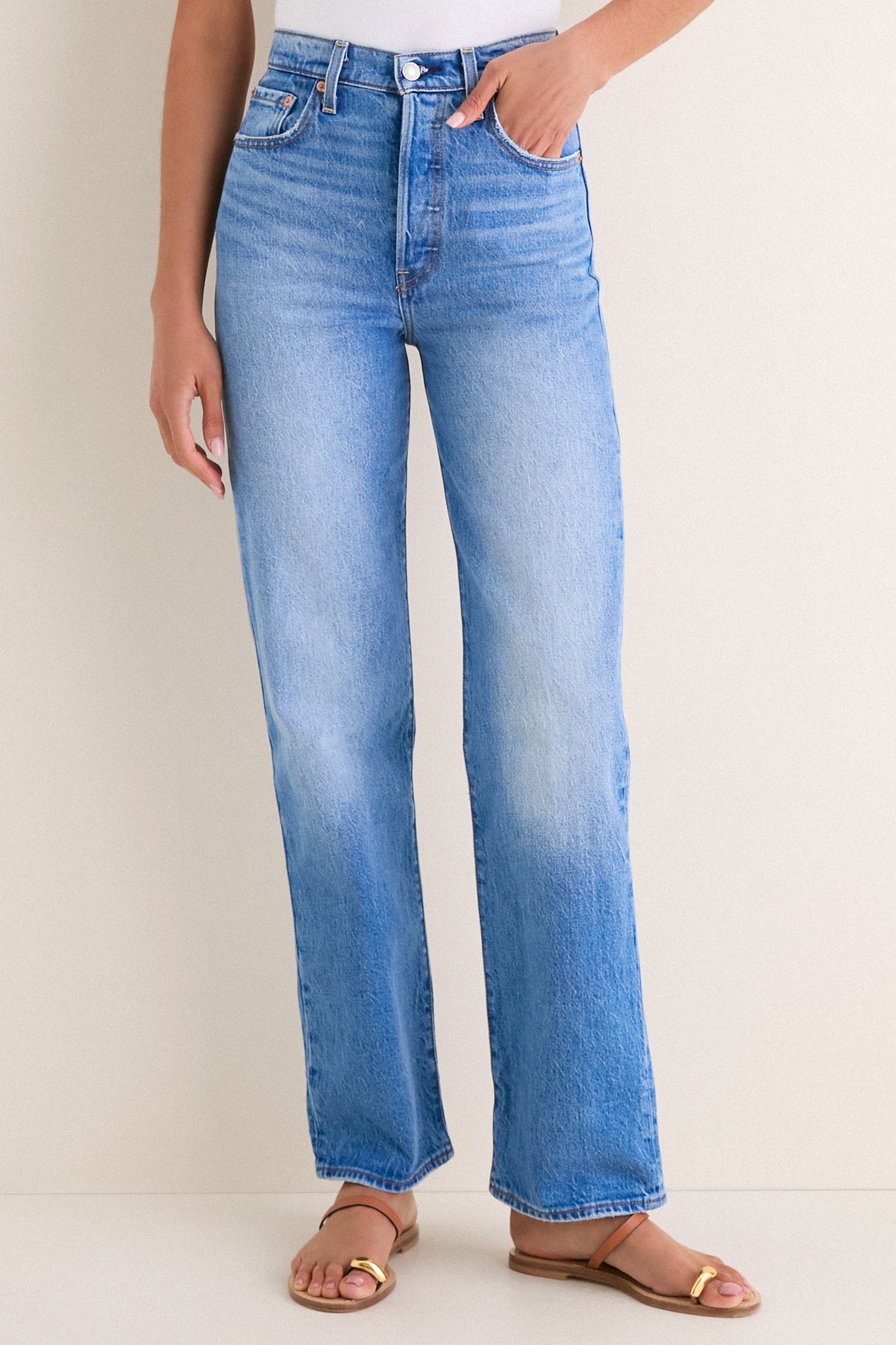 Dance Around Ribcage Full Length Jean