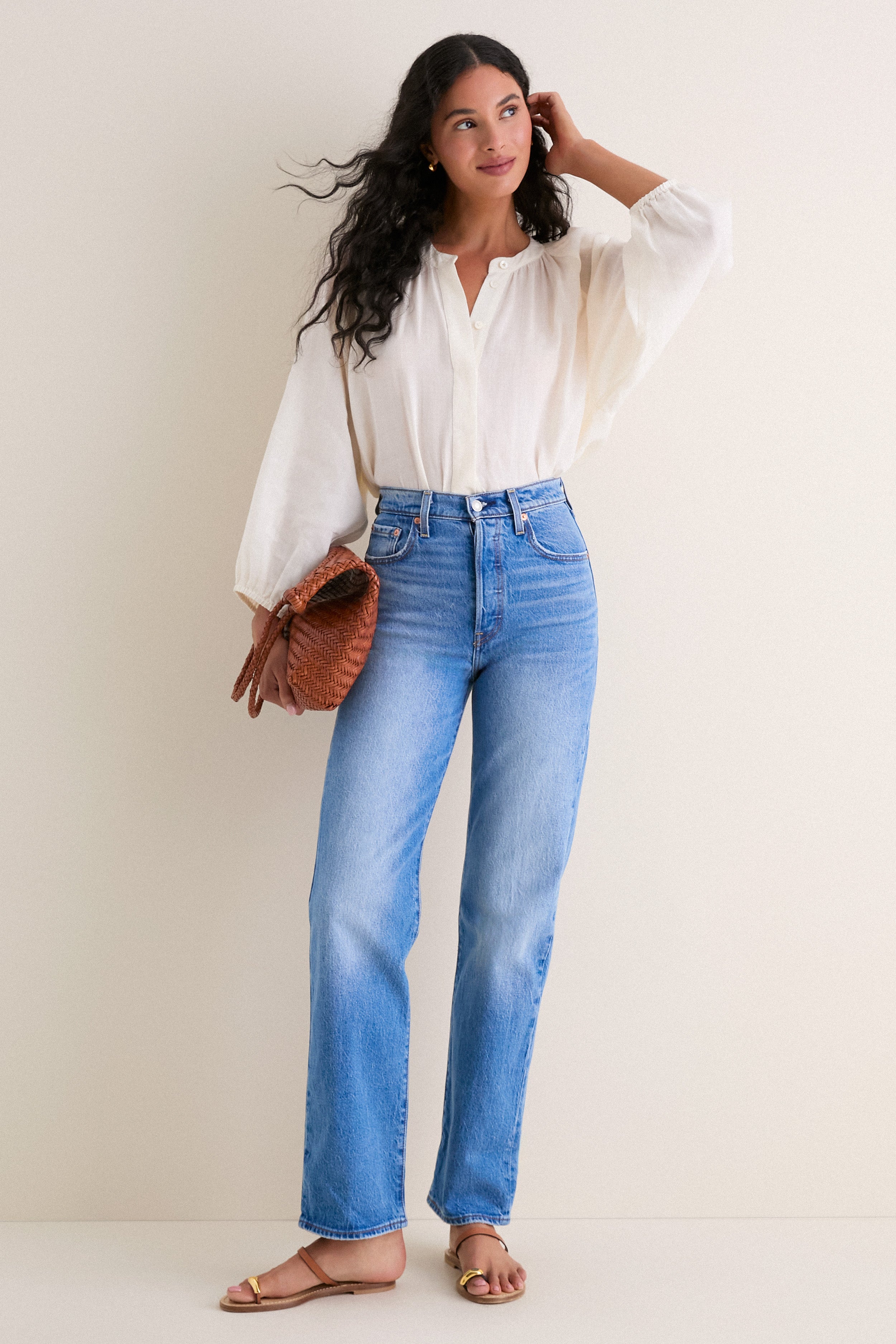 Dance Around Ribcage Full Length Jean