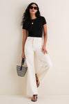 Barely Freezing Ribcage Wide Leg H223 Jean