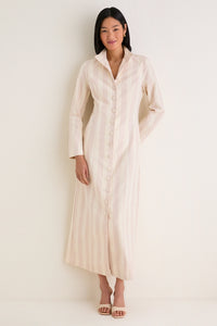Parlor Stripe Cambridge Coat Dress