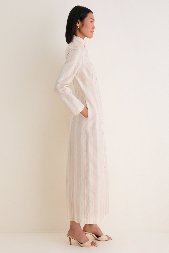 Parlor Stripe Cambridge Coat Dress