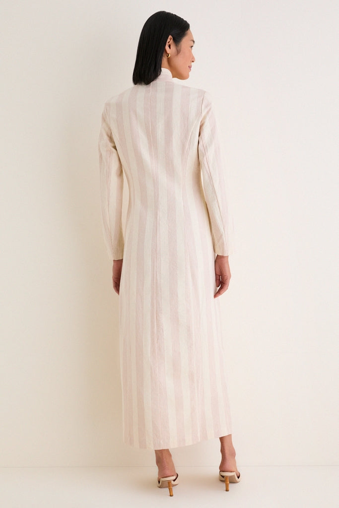 Parlor Stripe Cambridge Coat Dress | Tuckernuck