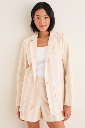 Parlor Stripe Carla Blazer