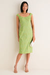 Tuileries Vine Stretch Jacquard Romy Midi Dress