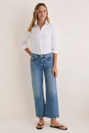 Kindle Mid Rise Relaxed Straight Harper Jean
