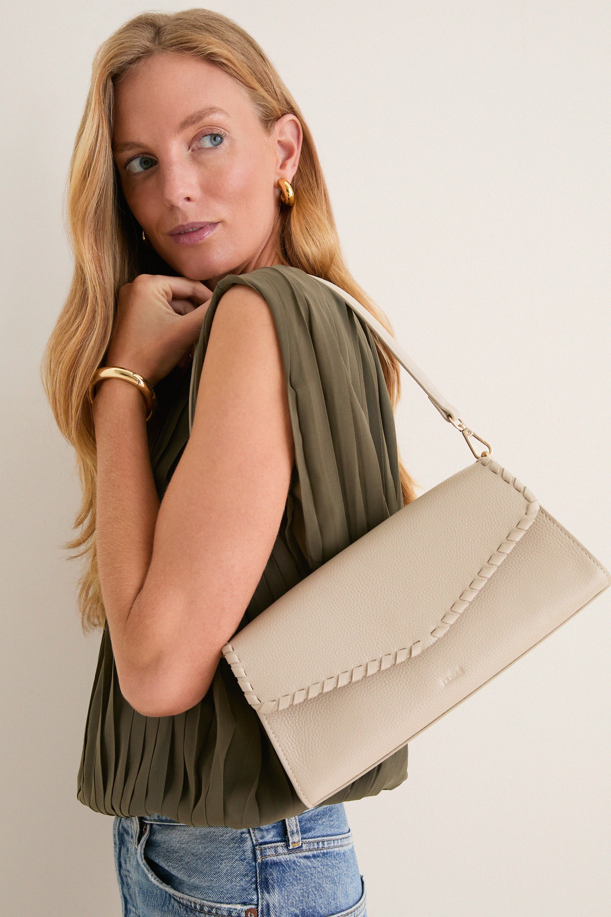 Cream Ana Shoulder Bag