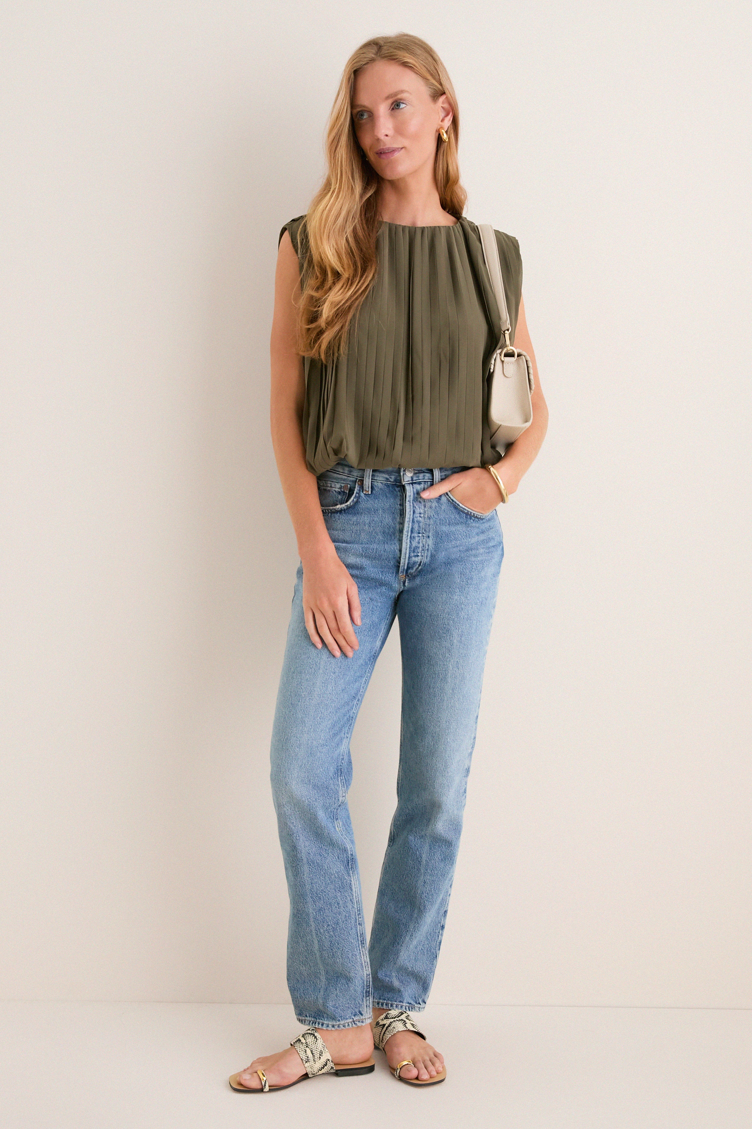 Cream Ana Shoulder Bag