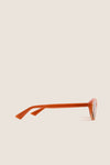 Shiny Milky Orange Double G Sunglasses