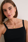 Black Nando Square Neck Tank