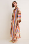 Multi Stripe Solstice Tunic Midi Dress