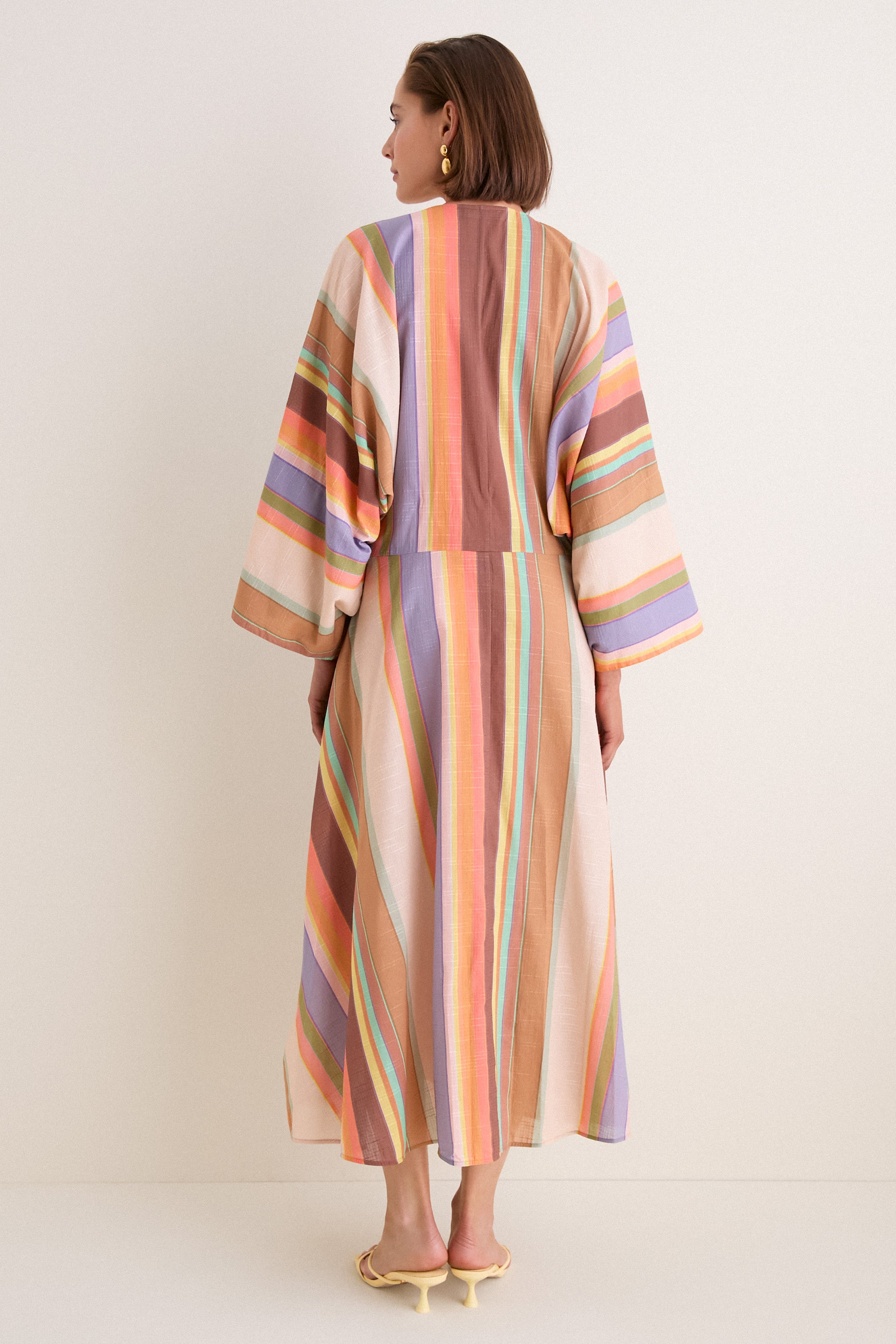 Multi Stripe Solstice Tunic Midi Dress