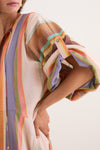 Multi Stripe Solstice Tunic Midi Dress