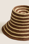 Walnut Stripe Felix Hat