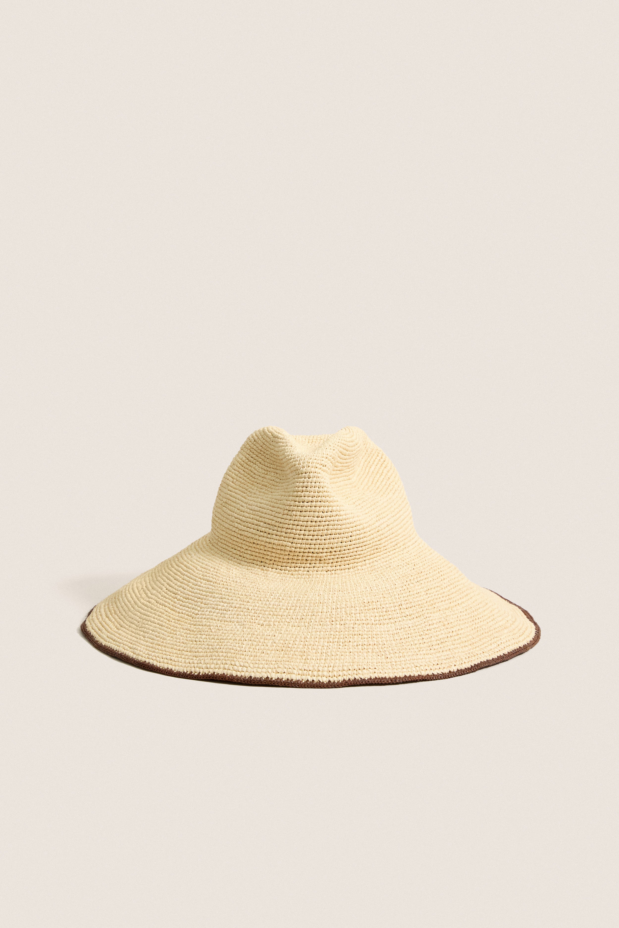 Bleach Walnut Waverly Hat | Janessa Leone