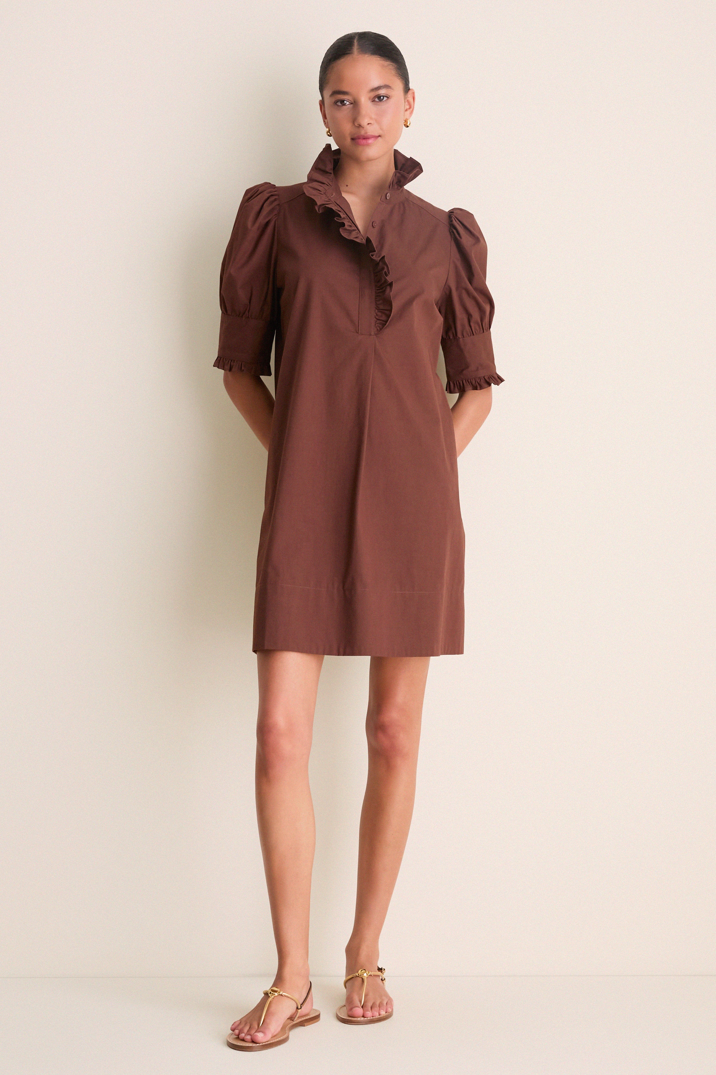 Chocolate Gracelyn Mini Dress | Pomander Place