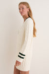 Ivory and Eden Cable Knit Walden Dress
