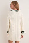 Ivory and Eden Cable Knit Walden Dress