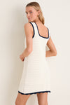 Creme Crochet Harper Tank Dress