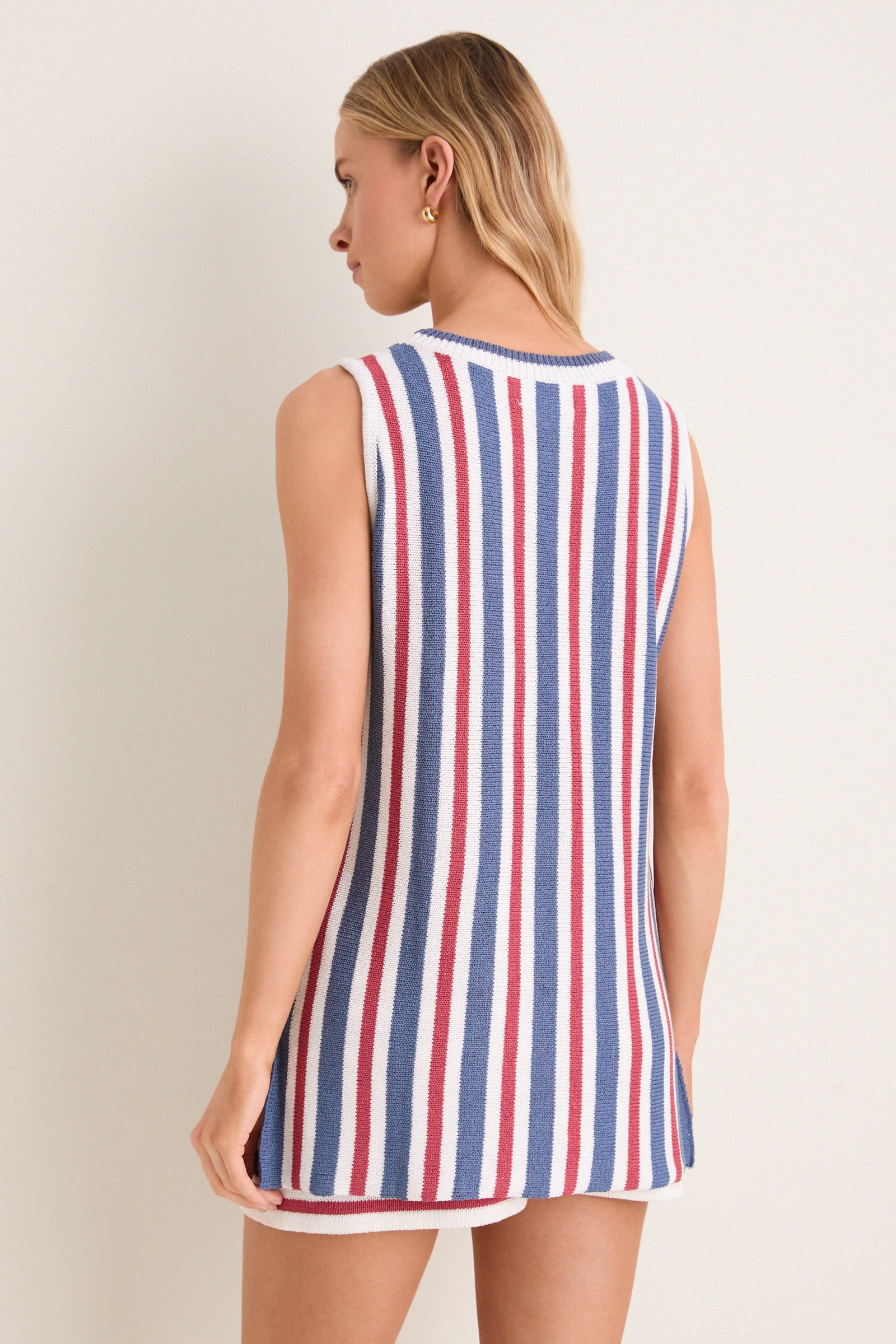 Regatta Stripe Knit Wells Top