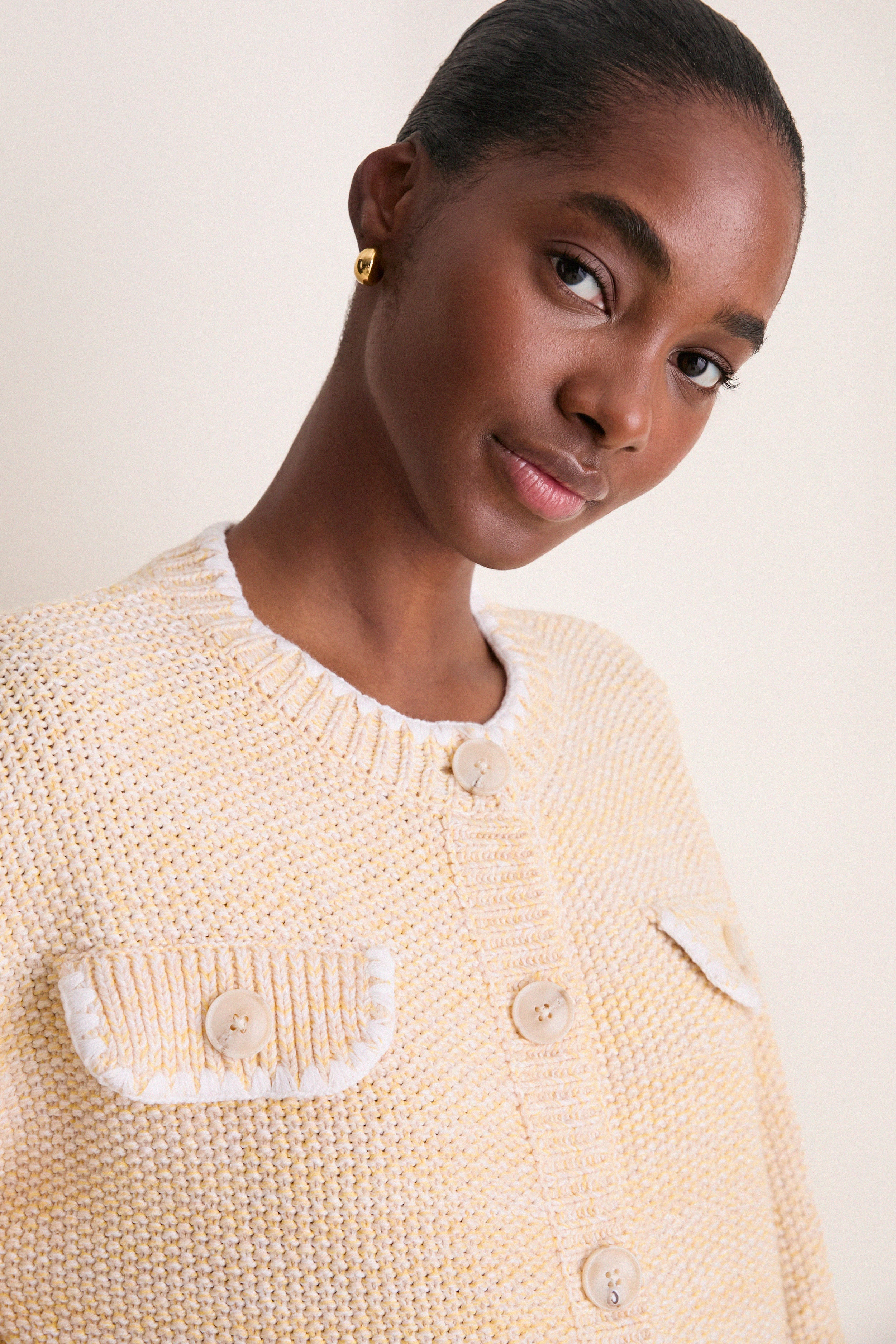 Chamomile Knit Logan Cardigan | Pomander Place