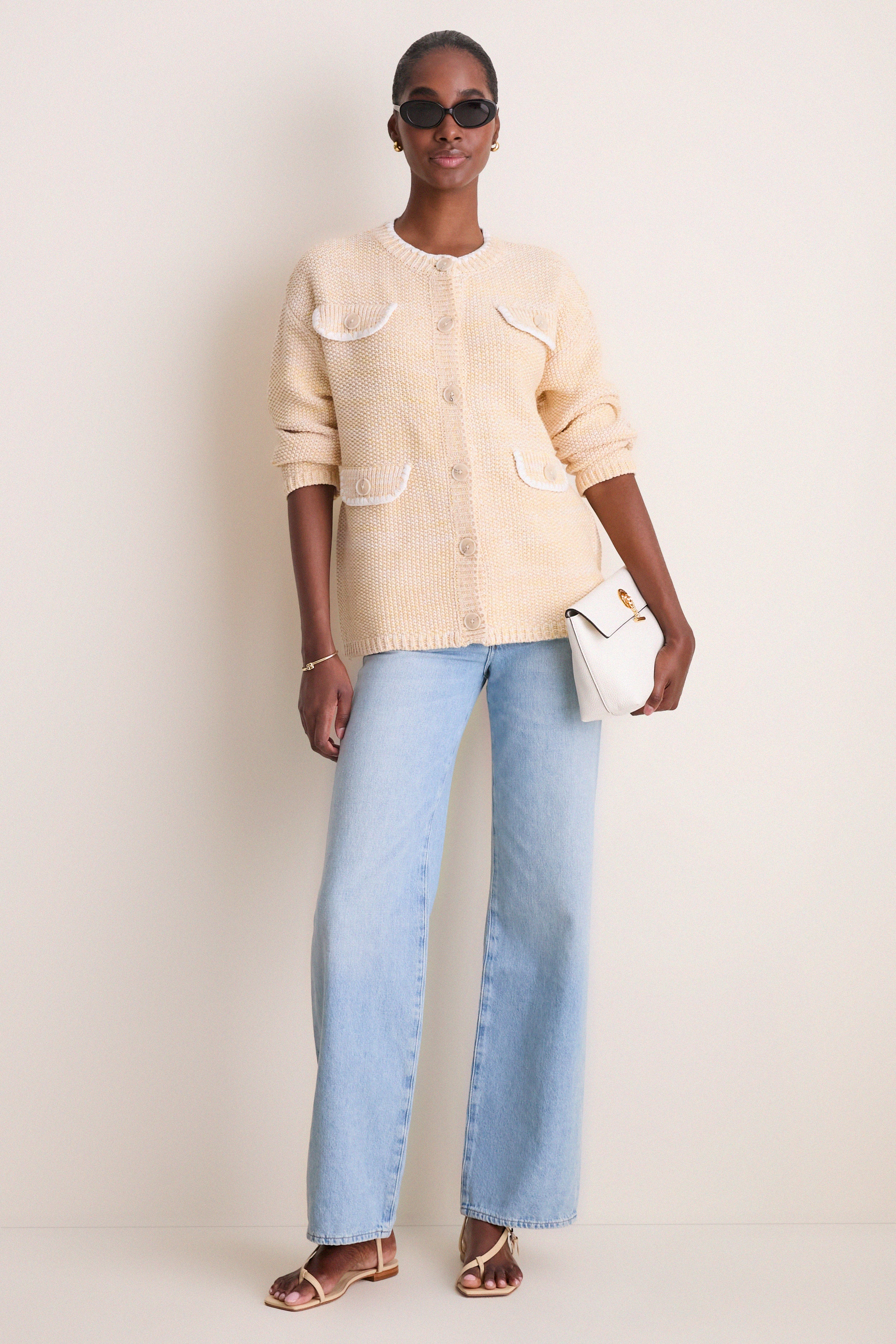 Chamomile Knit Logan Cardigan | Pomander Place