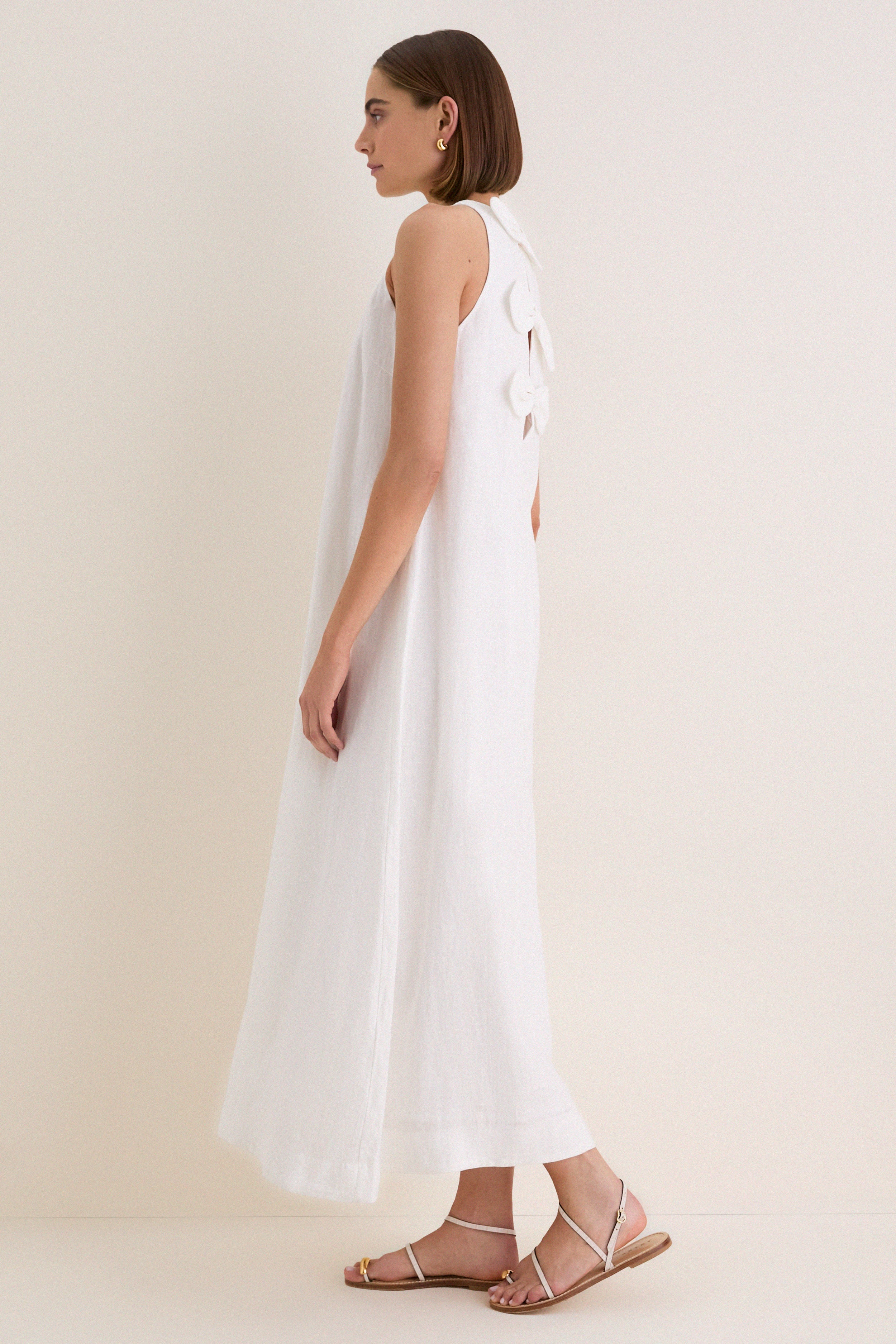 White Linen Portia Dress | Tuckernuck