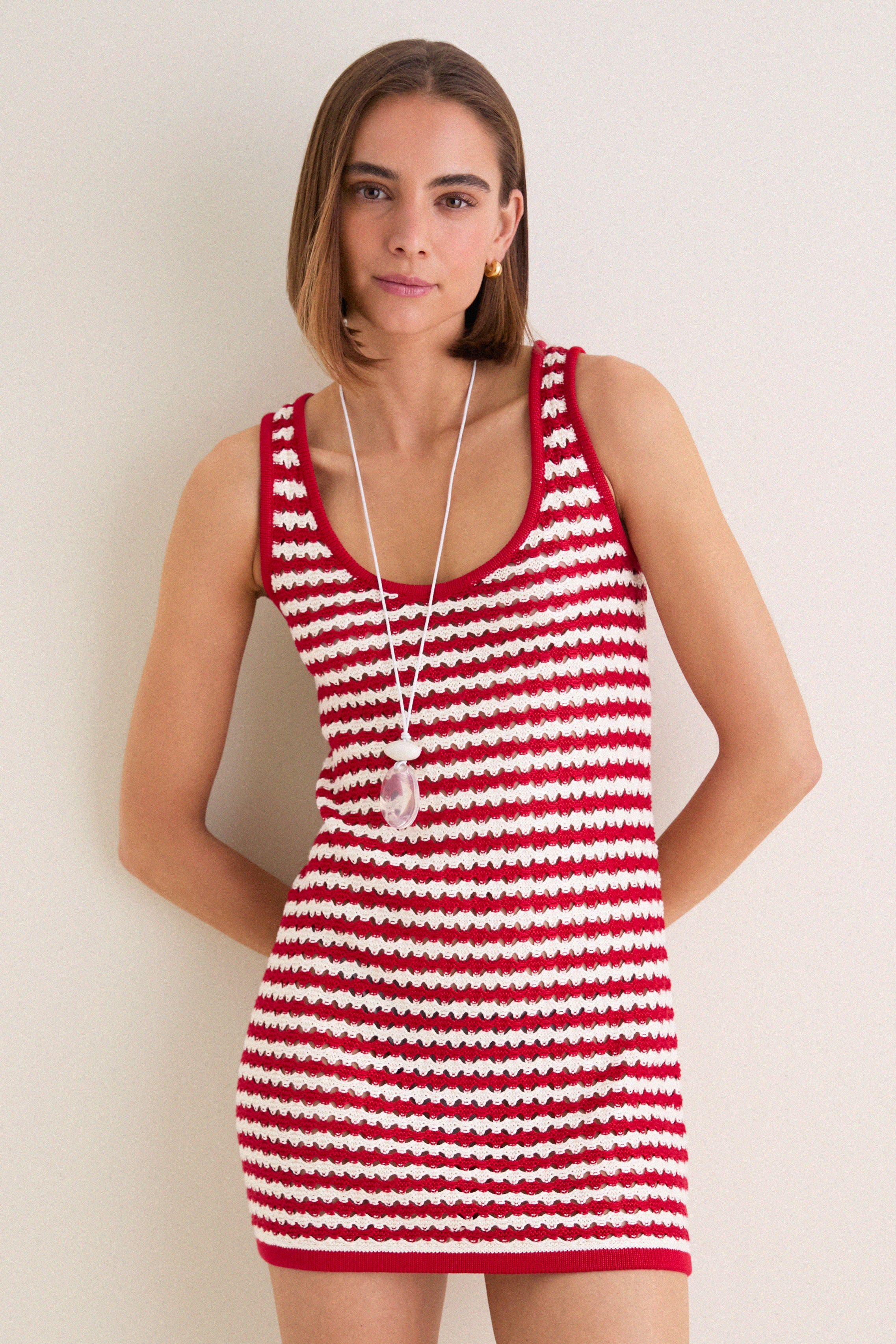 Tuckernuck Avenue Stripe Knit Michaels Mini Dress Avenue Stripe / XXS