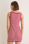 Avenue Knit Stripe Michaels Mini Dress