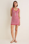 Avenue Knit Stripe Michaels Mini Dress