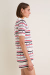 Mariner Stripe Knit Thames Cardigan