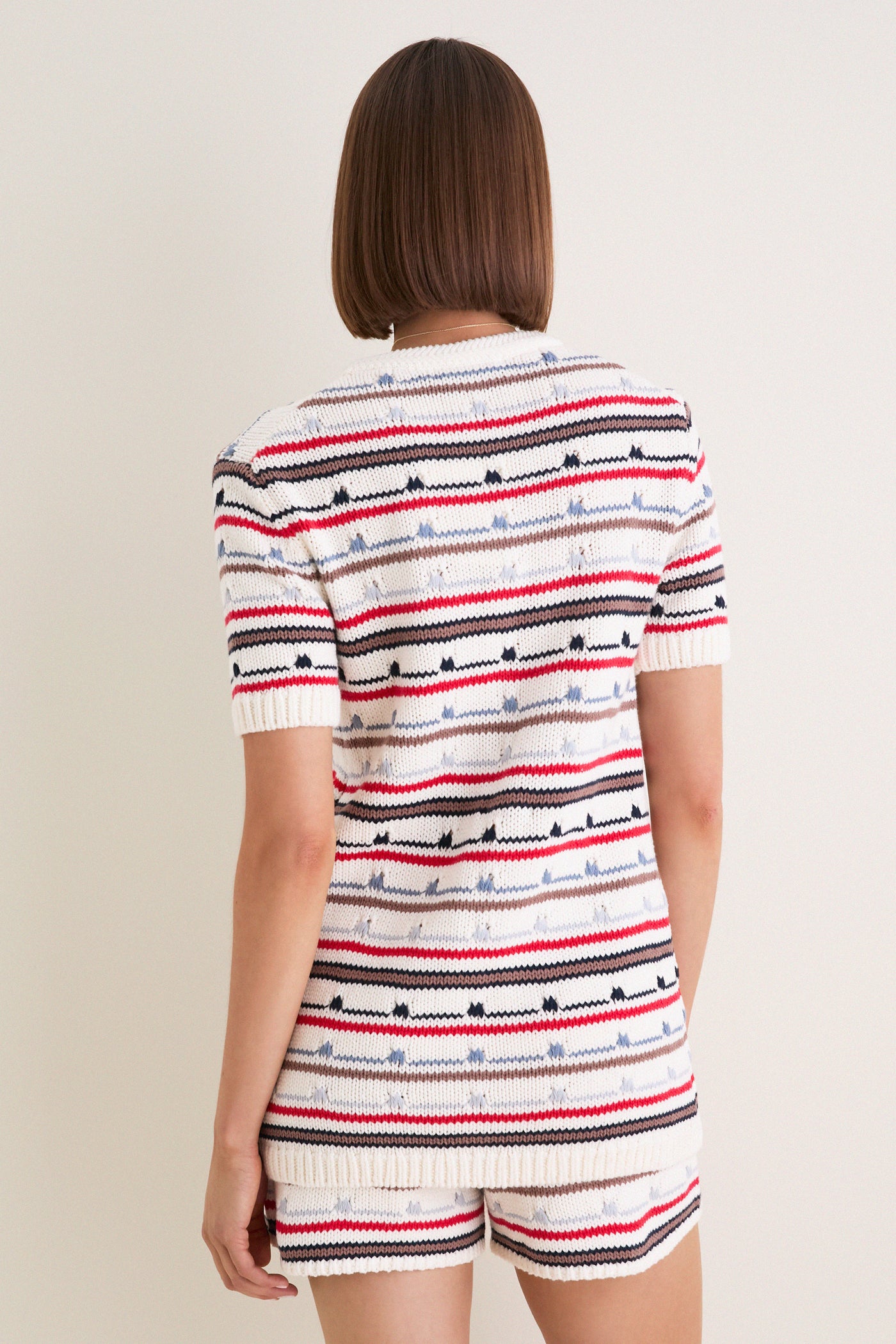 Mariner Stripe Knit Thames Cardigan