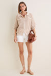 Sandstone Crochet Somerset Jacket
