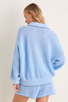 Icing Blue Crochet Somerset Jacket
