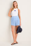 Icing Blue Crochet Bartlett Shorts