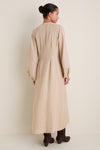 Sand Button Down Granier Dress