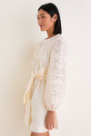 Ivory Patchwork Embroidered Cressida Mini Dress