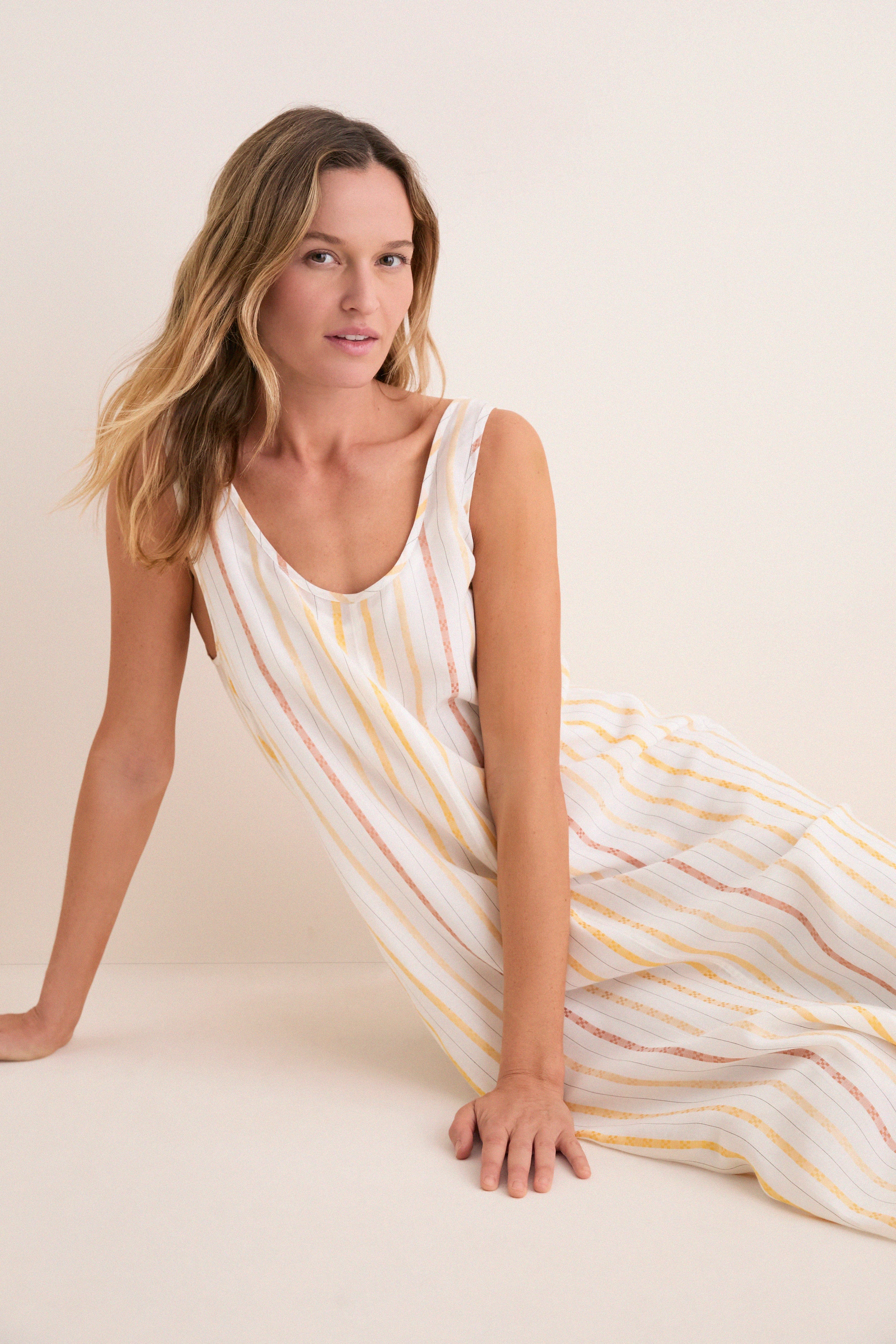 Sunset Stripe Hawes Dress
